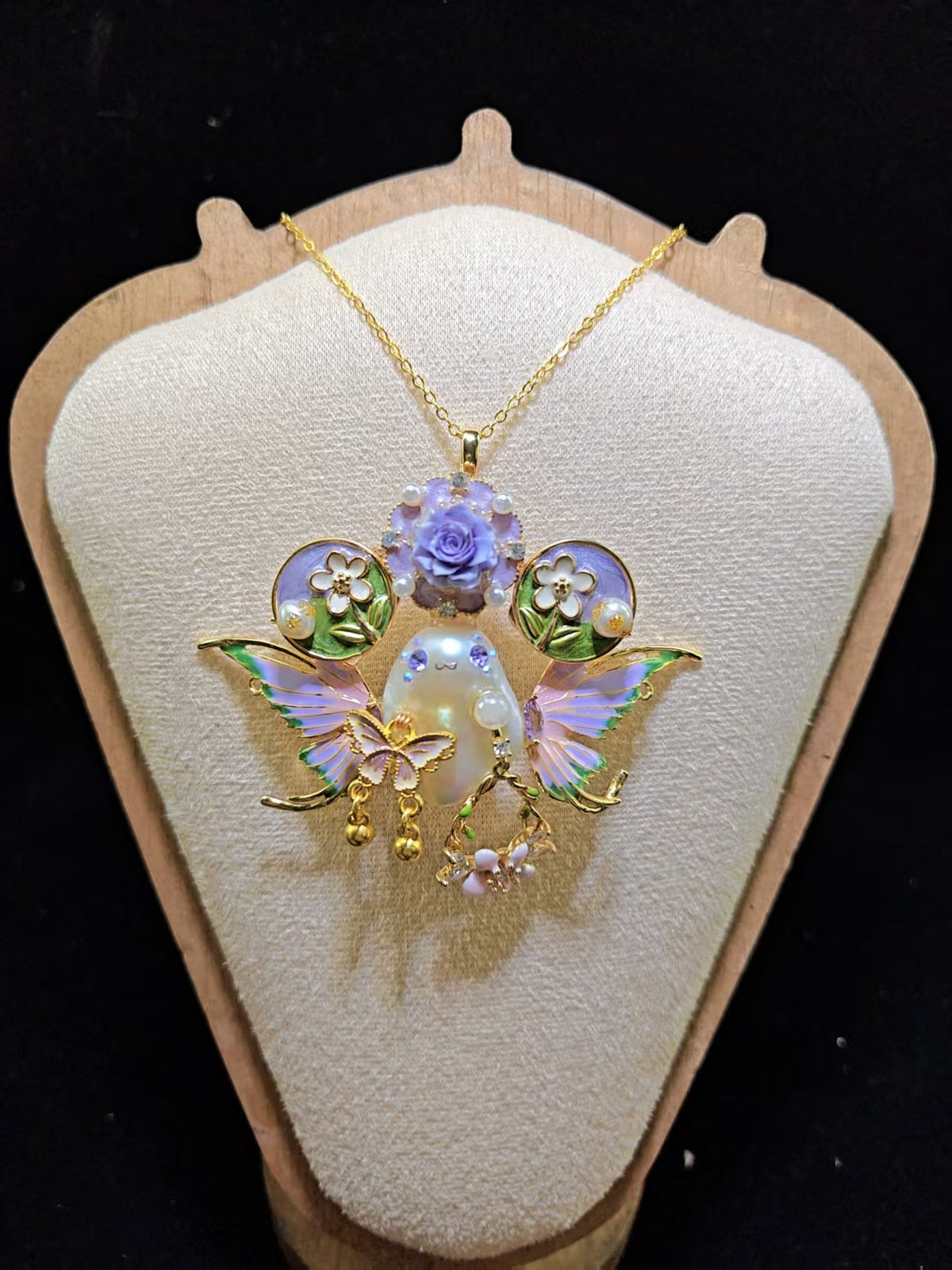Little Baroque Pearl Monster Purple